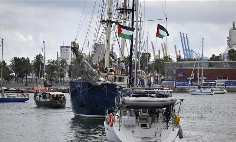 قطر-تعلن-عن-بيان-مشترك-وقعته-16-دولة-بشأن-سلامة-“أسطول-الصمود-العالمي”