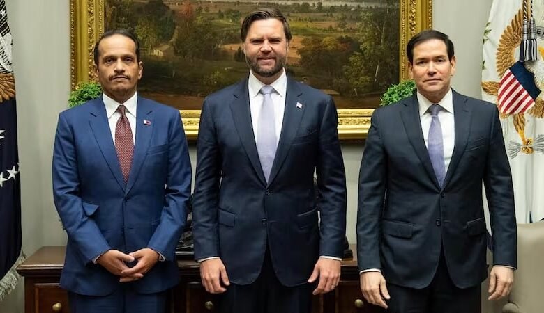رئيس-وزراء-قطر-يلتقي-قادة-أميركيين-وسط-تصاعد-التوتر-بشأن-الهجوم-الإسرائيلي-على-الدوحة