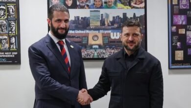 سوريا-وأوكرانيا-تستأنفان-العلاقات-الدبلوماسية-بعد-لقاء-أحمد-الشرع-بزيلينسكي